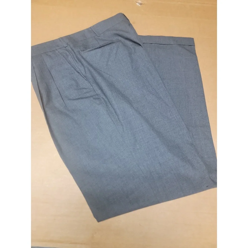 Dormel Vitale Barberis Super 120s Mens Gray Italy Suit 41 Blazer & Pants Nice!